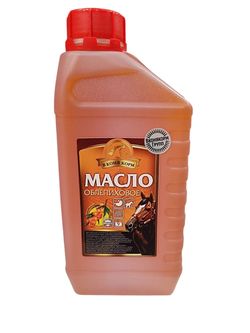 Натуральное облепиховое масло для лошадей, 1 л («В коня корм», Россия)