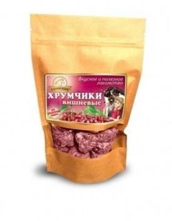 Лакомство для лошадей «Хрумчики Вишневые», 250г («В коня корм», Россия)