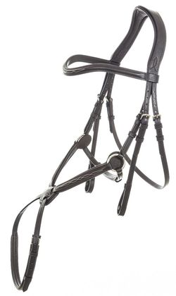 Трензельная уздечка с мексиканским капсюлем (LeatherArt, Индия)