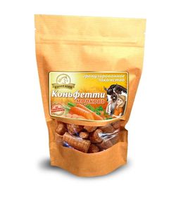 Коньфетти гранулы для лошадей Морковь («В коня корм», Россия)