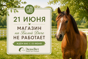 График работы магазина на Белой Даче 21 июня!