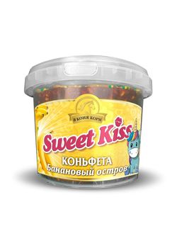 Коньфета Sweet Kiss для лошади Банановый остров 900 гр.  («В коня корм», Россия)