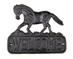 Табличка "WELCOME", чугун