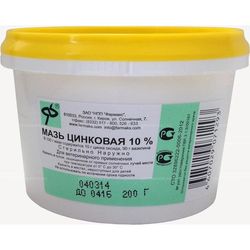 Мазь цинковая 10%, 200гр 